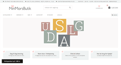 Desktop Screenshot of minmorsbutik.dk